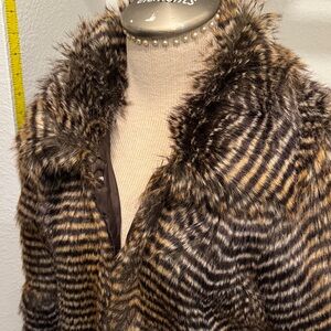 Willow & Clay Brown Faux Fur Jacket
